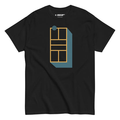 Pickleball Court Dimensional. Unisex classic tee