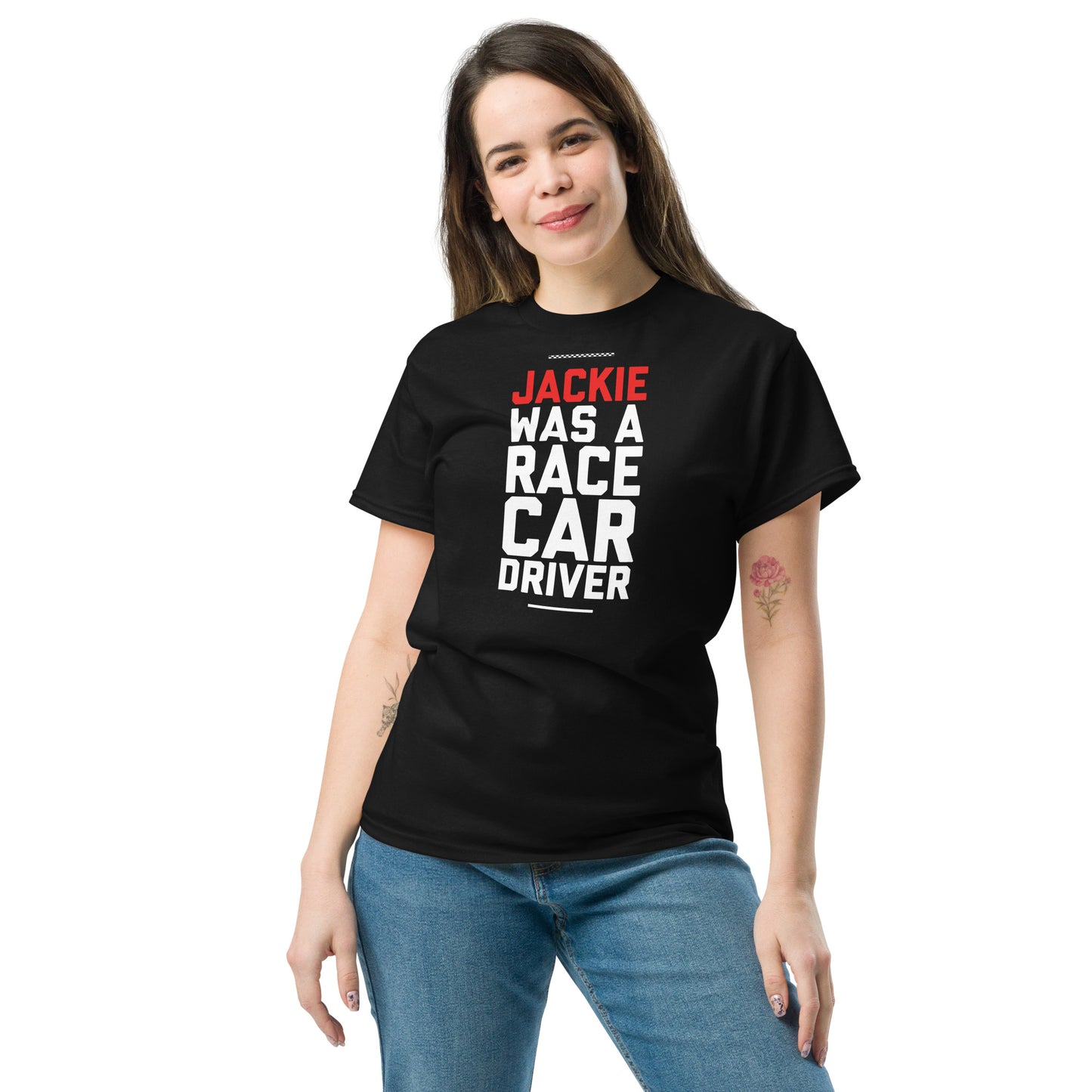 Jackie Was A Race Car Driver tee